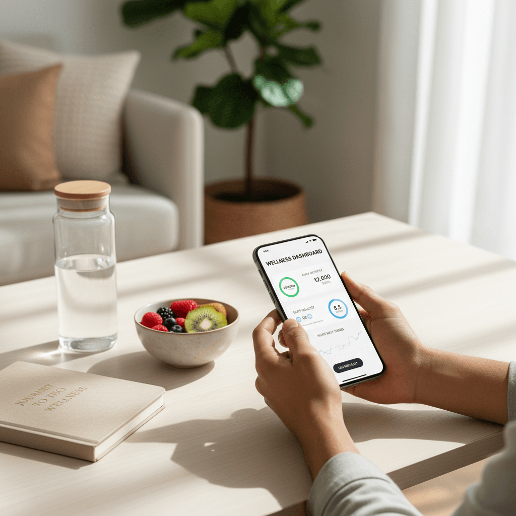 StackTrack mobile app interface with daily tracking and dose logging